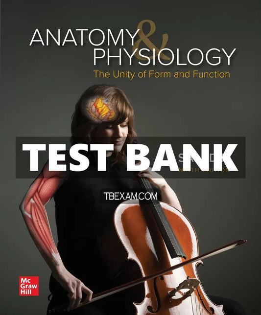 Test Bank for Anatomy & Physiology the Unity of Form and Function 9th Edition Saladin