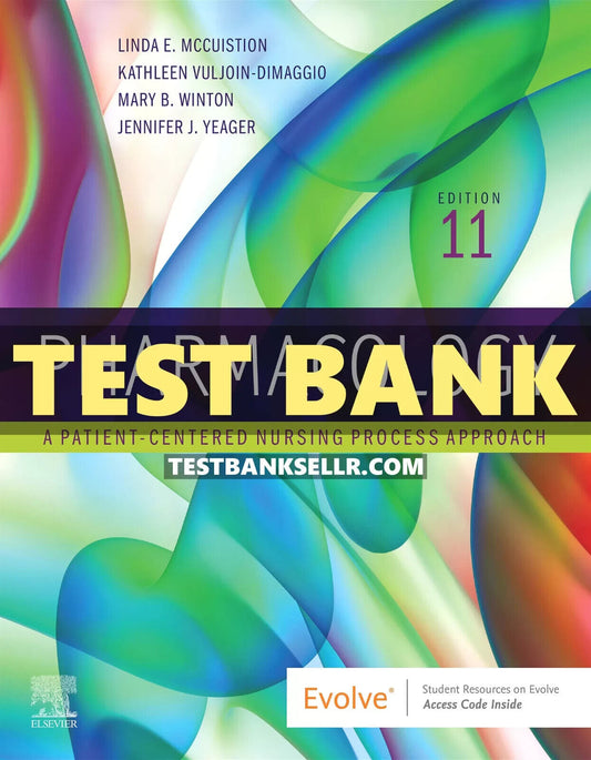 Test Bank for Pharmacology 11th Edition McCuistion